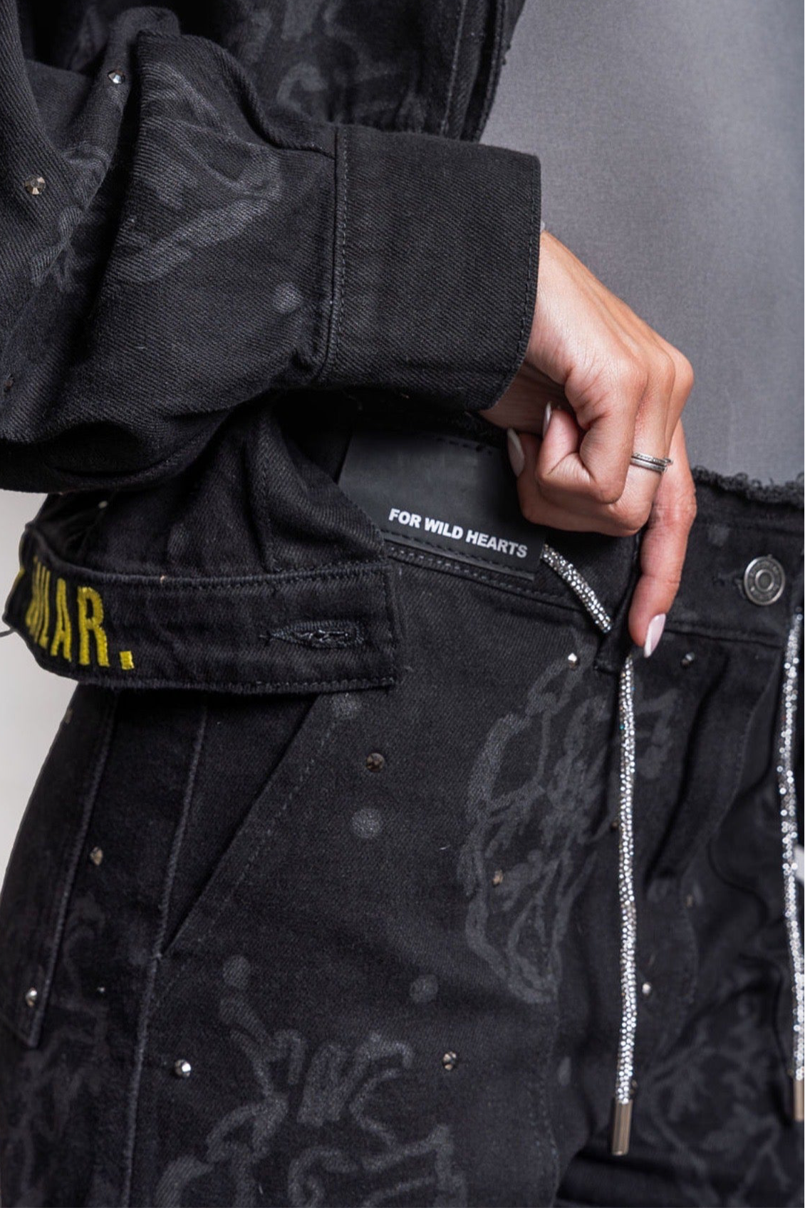 IMPLACABLE BLACK SHORTS