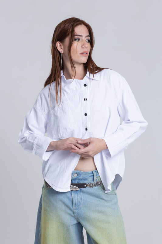 CAMISA ASIMETRICA ESENCIAL