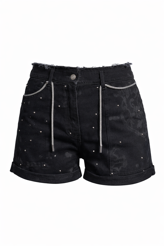 IMPLACABLE BLACK SHORTS